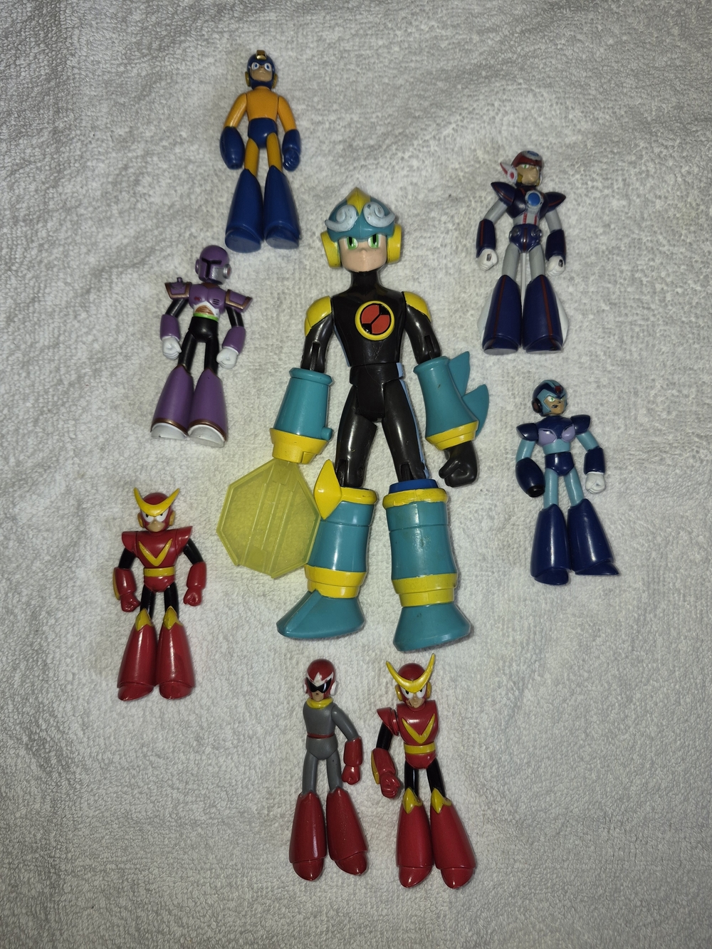 Vintage Megaman Jazwares Capcom Action Figure Toy Lot